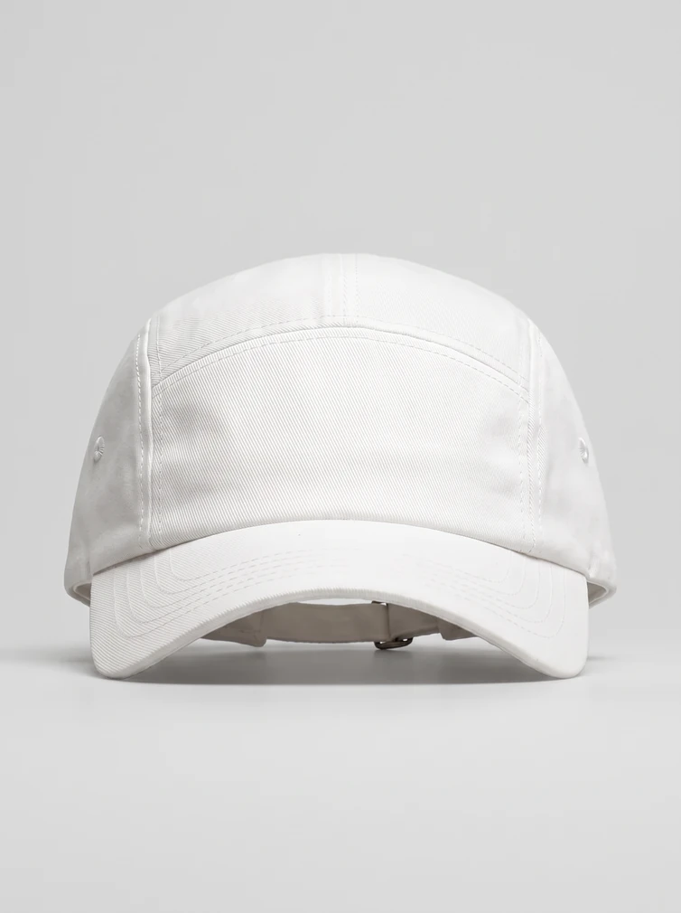 Šiltovka 5-panelová baseballová Atlantis Headwear Fiji, biela, pripravené na potlač