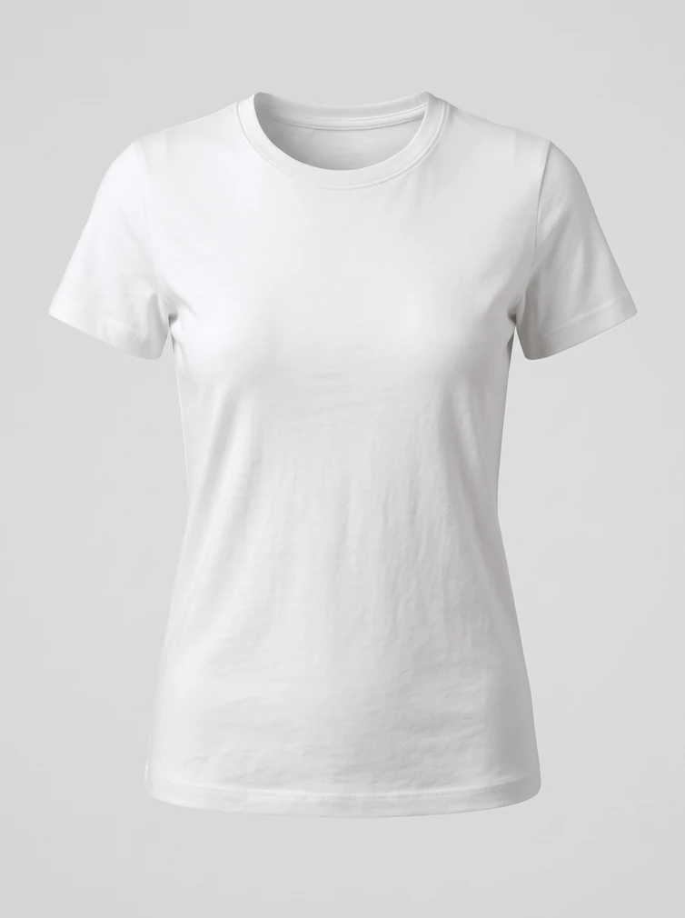Tričko dámske Fruit of the Loom Lady-Fit Valueweight T, biela, pripravené na potlač