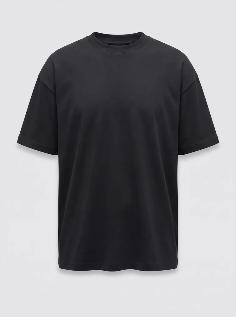 Tričko oversize s dlhším strihom (unisex) Kariban K 3008, čierna, pripravené na potlač