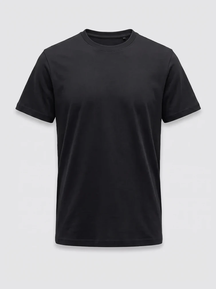 Tričko pánske (unisex) Malfini Basic 129, čierna, pripravené na potlač
